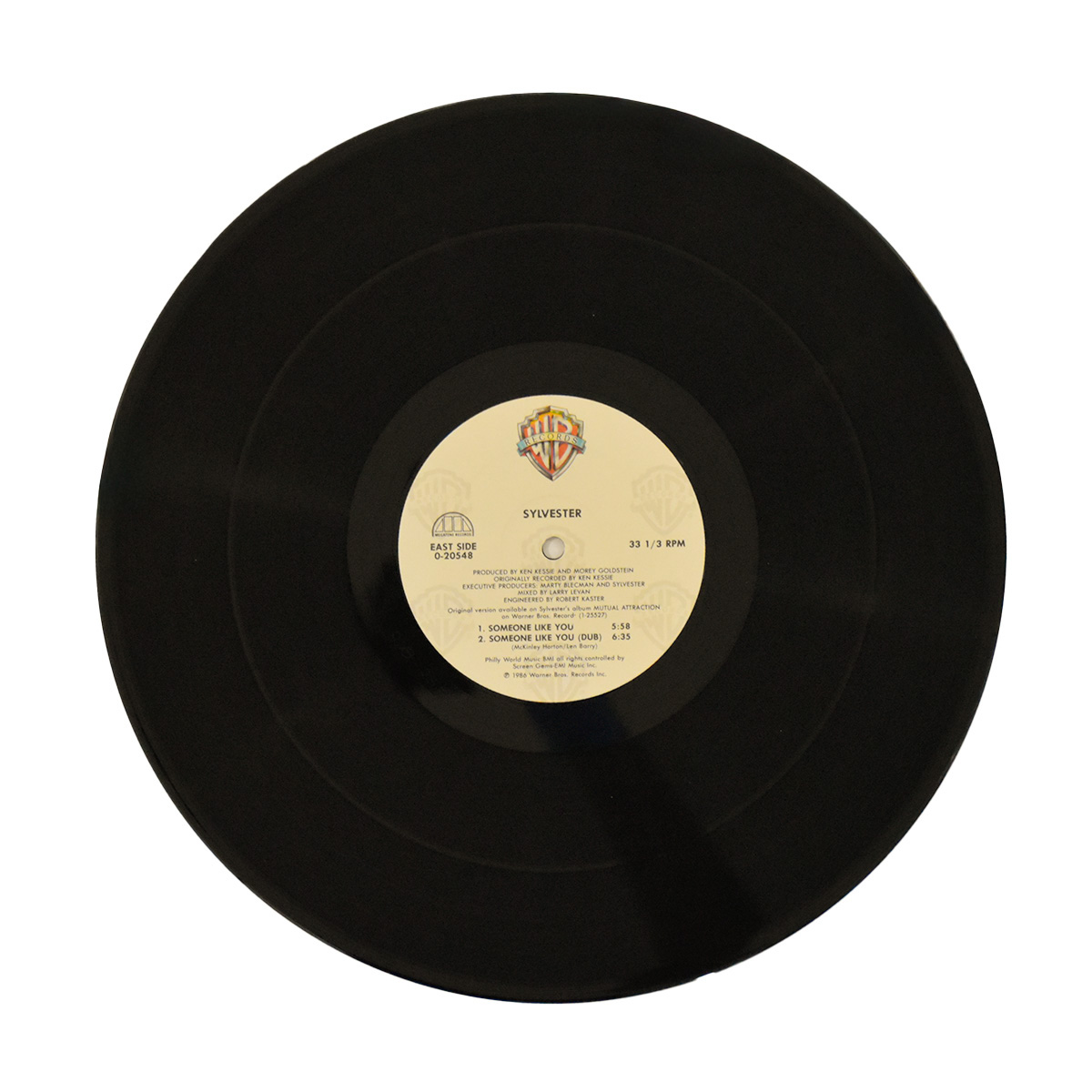 side a of keith haring sylvester someone like you promo record