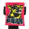 person holding faile dog black light print