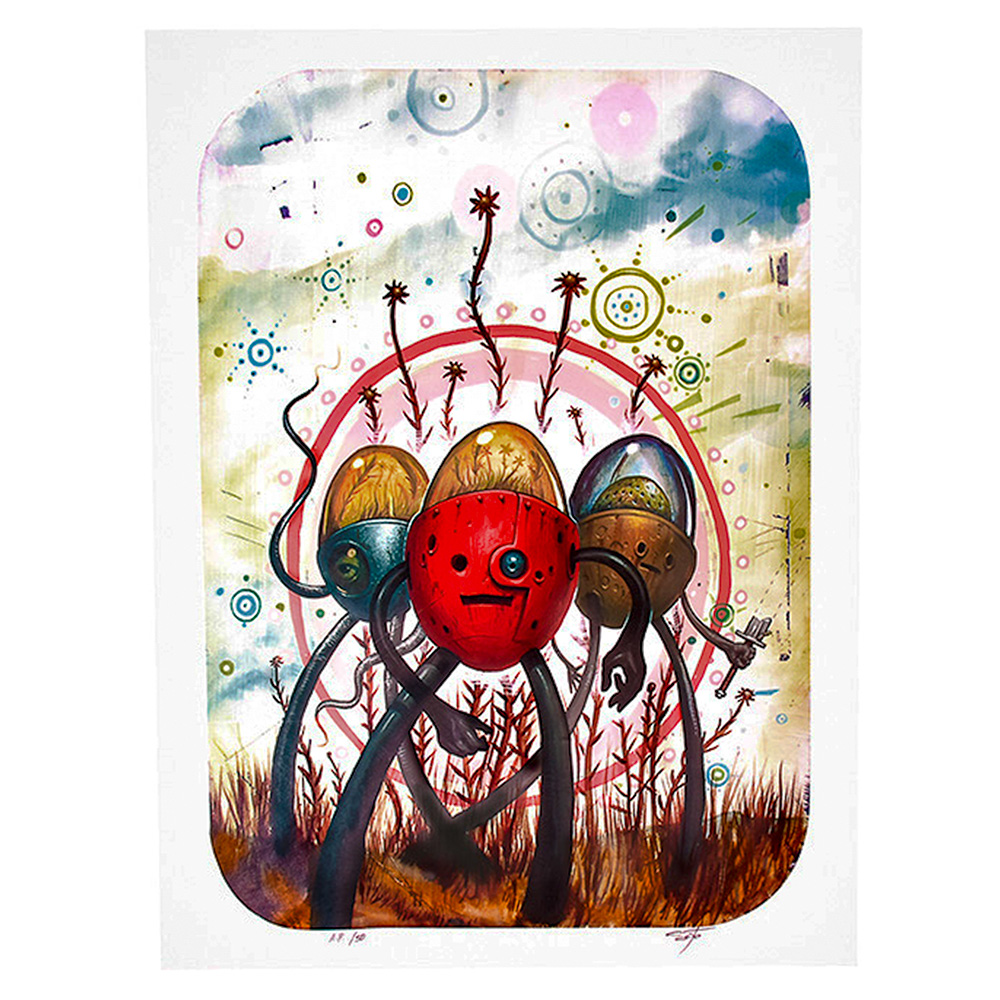 jeff soto tres flores artist proof print