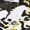 cleon peterson victory gold print showing middle of print with person on horse holding torch