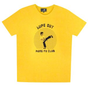 INVADER Kung Fu Club T-shirt (Yellow Large)