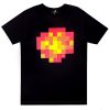 invader wipe out black t-shirt