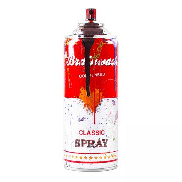 mr.brainwash spray can in black