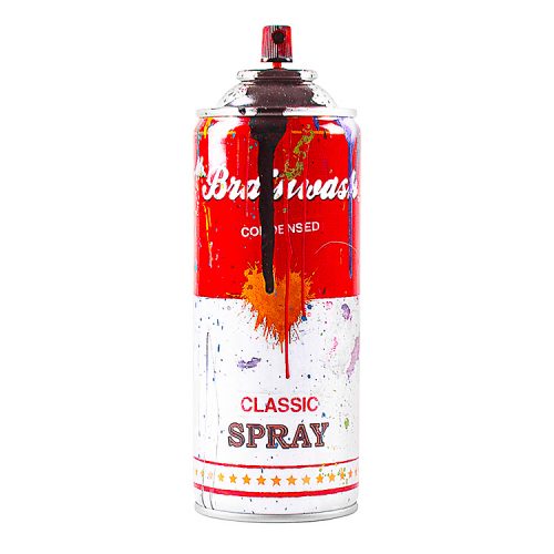 mr.brainwash spray can in black