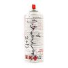showing back of mr.brainwash spray can black with artist signature and year