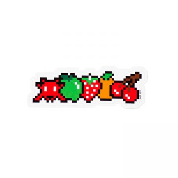 invader hello my game is fruits sticker