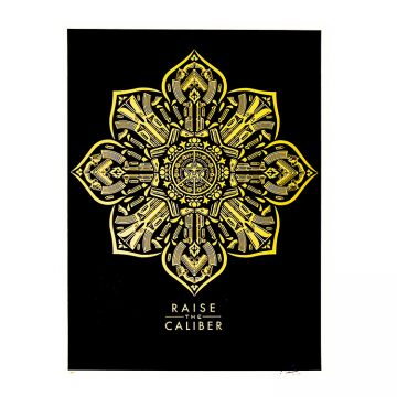 obey raise the caliber screenprint