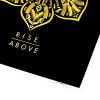 obey rise above screenprint showing bottom right with artist signature