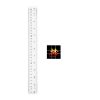 invader flash invaders sticker next to ruler to show scale