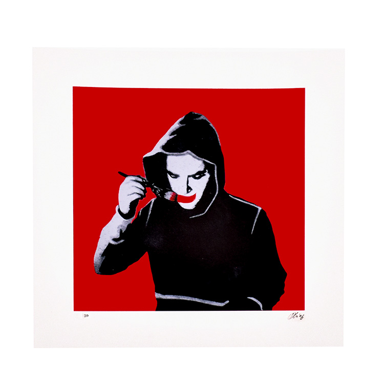 kunstrasen art makes me happy print