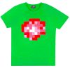 invader wipe out t-shirt in green color