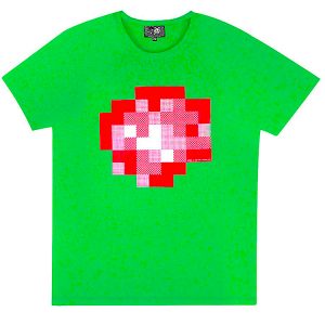 INVADER Wipe Out T-shirt (Green Extra Large)