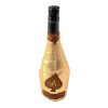 lucy sparrow ace of spades champagne bottle from top view