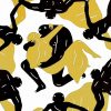 cleon peterson endless sleep screenprint showing middle detail with couple embracing