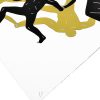 cleon peterson endless sleep screenprint showing bottom left of print with edition number