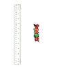 invader with fruits sticker next to ruler for scale