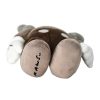 kaws holiday hong kong brown plush feet with kaws signature