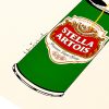 mr brainwash stella spray can print showing print detail with stella artois label