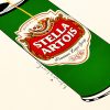 mr brainwash stella spray can print showing left side with mr brainwash signature