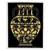 cleon peterson trump black and gold screenprint