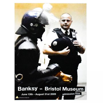 banksy vs bristol museum copper poster