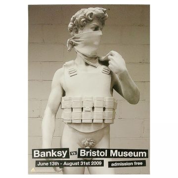 banksy david poster from banksy vs bristol museum show