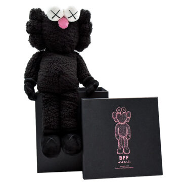 kaws bff black plush