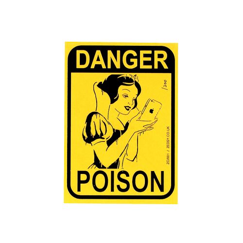 zedsy poison apple sticker