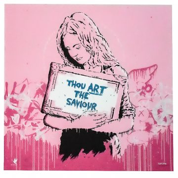 zedsy saviour print artist proof hand embellished