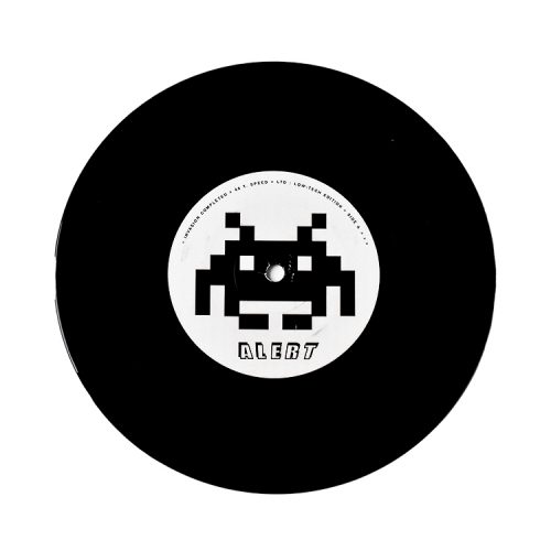 invder crash alert showing vinyl alert side