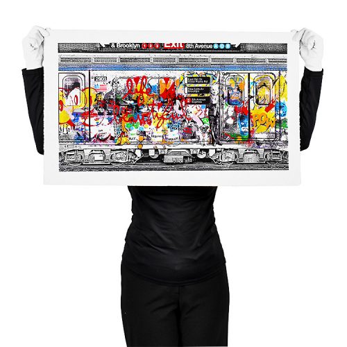 person holding mr brainwash chelsea express