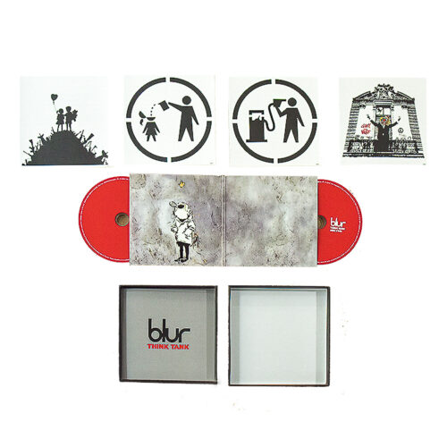 banksy blur think tank special edition showing all items included