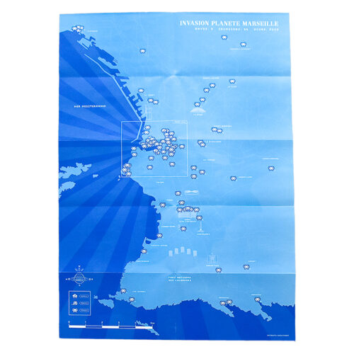 invader marseille map showing opened back