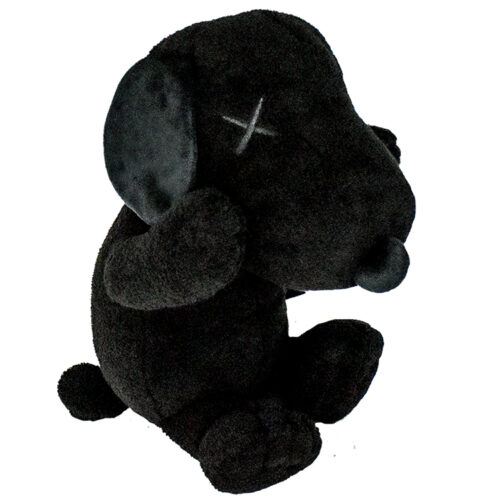 kaws black snoopy sitting