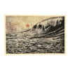 shepard fairey dark wave print