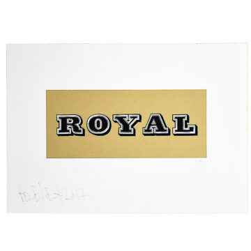 ben eine royal print