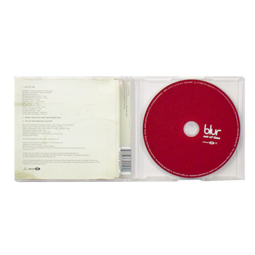 banksy blur out of time cd shown with open cover