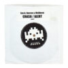 invader crash alert vinyl record front cover with stock hausan & walkman sticker