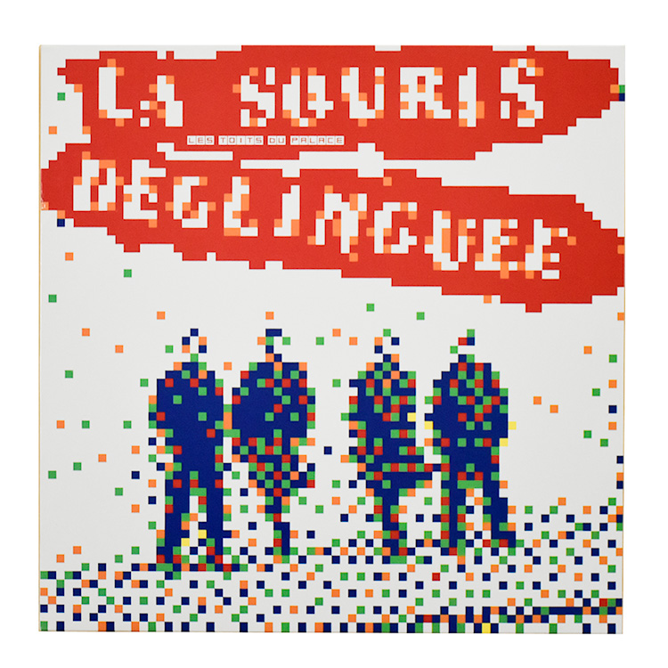 invader la souris deglinguee les toits du palace vinyl record front cover