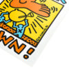 keith haring crack down poster showing right side