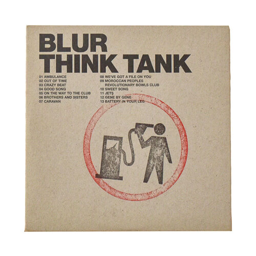 banksy blur think tank promo cd front cover