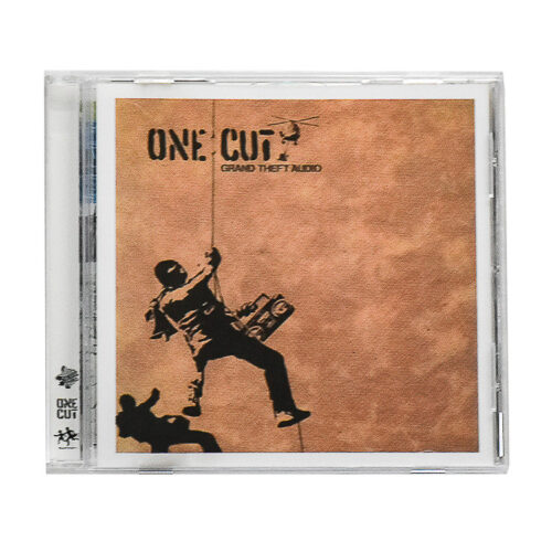 banksy one cut grand theft audio cd front cover