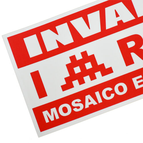 invader mosaico e muratura print showing right side
