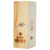 shepard fairey lotus flower spray can showing shepard fairey signature on wooden case