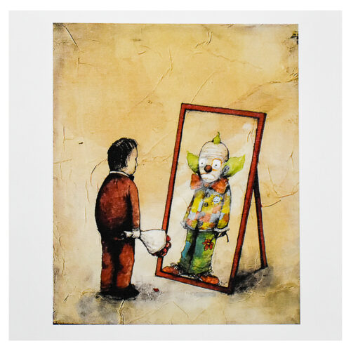 dran clown paris popup print