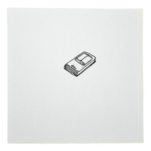 dran petits prix paris pop up print showing back with dran signature and logo