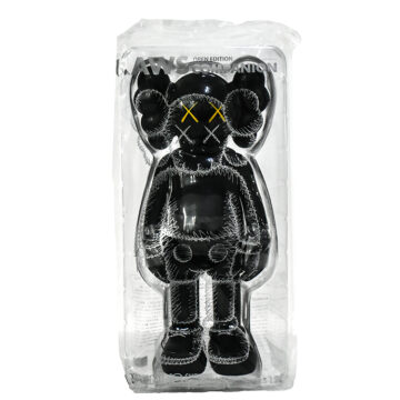 kaws companion black shown in package