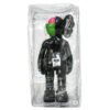 kaws companion black flayed figure shown from behind in package