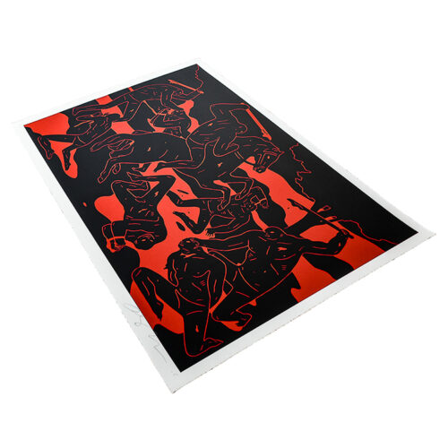 cleon peterson river of blood print shown from side view
