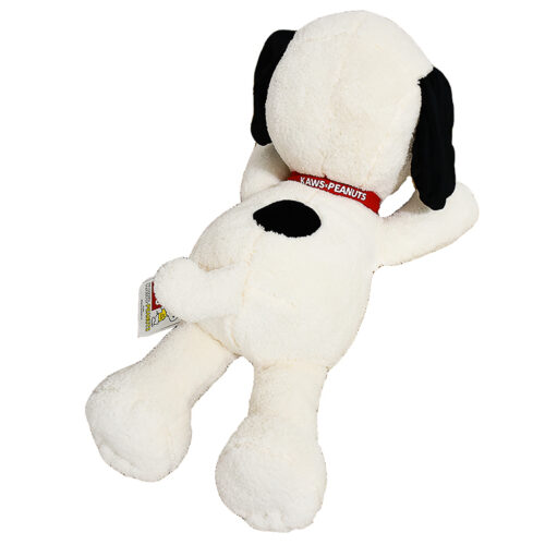kaws snoopy plush white large shown from back